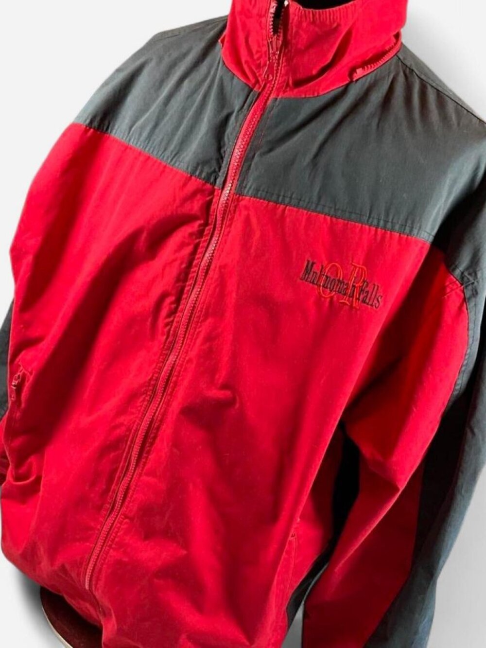 VTG Multnomah Falls Heavyweight Red Reversible Softshell Fleece Jacket (XL)